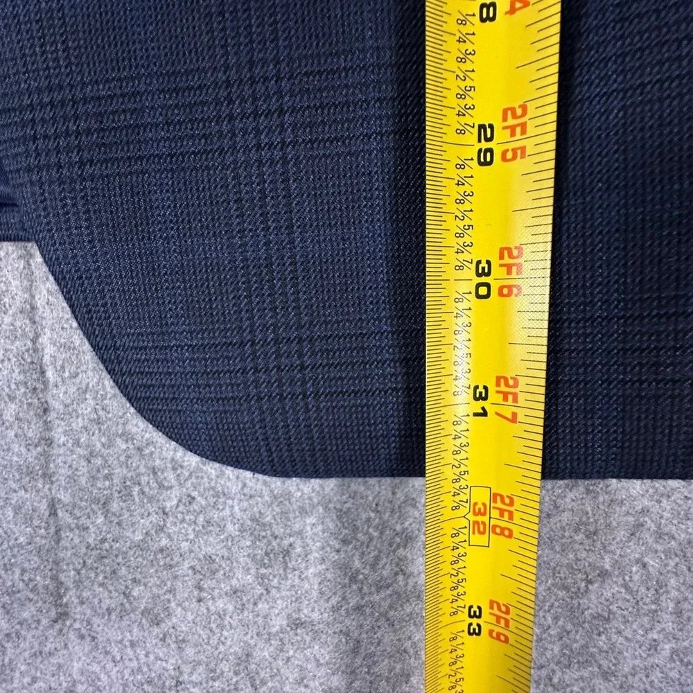 Lauren Ralph Lauren Blazer Mens 40R Blue Plaid Two Button Wool Blend